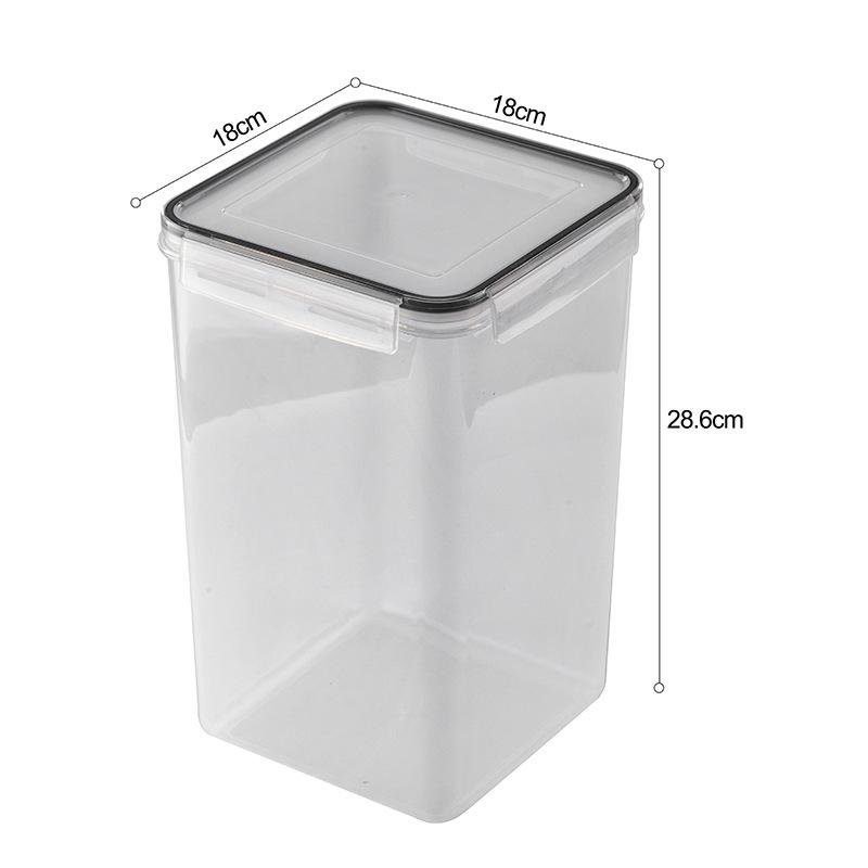 Kitchen Refrigerator Transparent PP Plastic Food Storage and Preservation Box