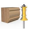 1Pc Mitered Drawer Front Molding Router Bit Door Handrail Line Tenon Cutter For Wood Tools - 8mm 12mm 1/2inch Shank