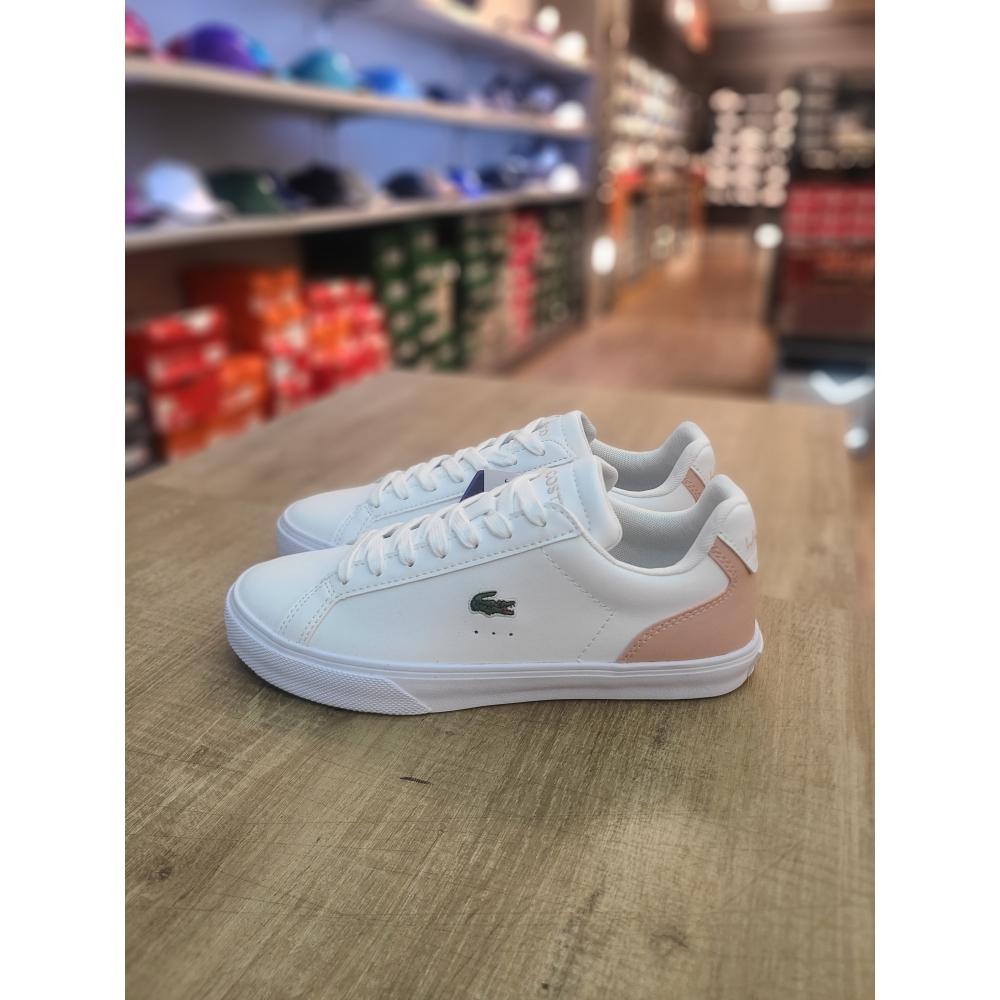 

Lacoste [NC Fix] Lacoste женские кроссовки LeRonde Pro белые розовые LASH34W012