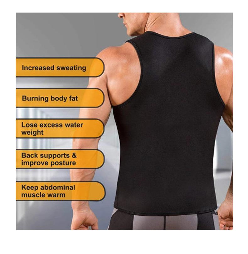 Unisex Sauna Sweat Vest: Slimming, Shaping, and Fat Burning Fitness Top