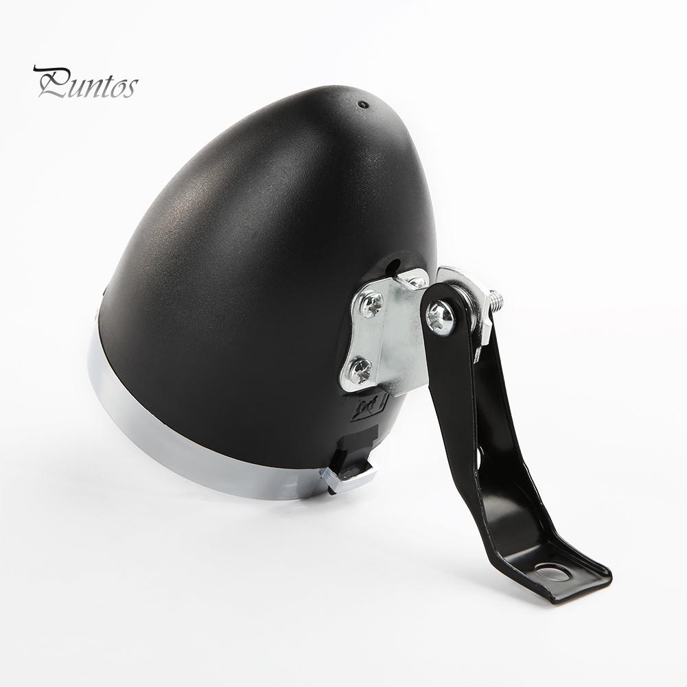 Puntos 3 LED 2 modos bicicleta luz delantera lámpara faro vintage linterna faro