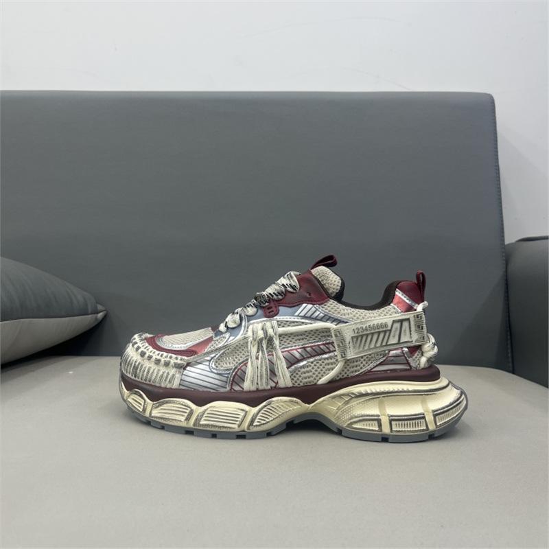Nuovi estivi retro stile vecchio pneumatici suola spessa comodi traspiranti alla moda scarpe da papà gmd