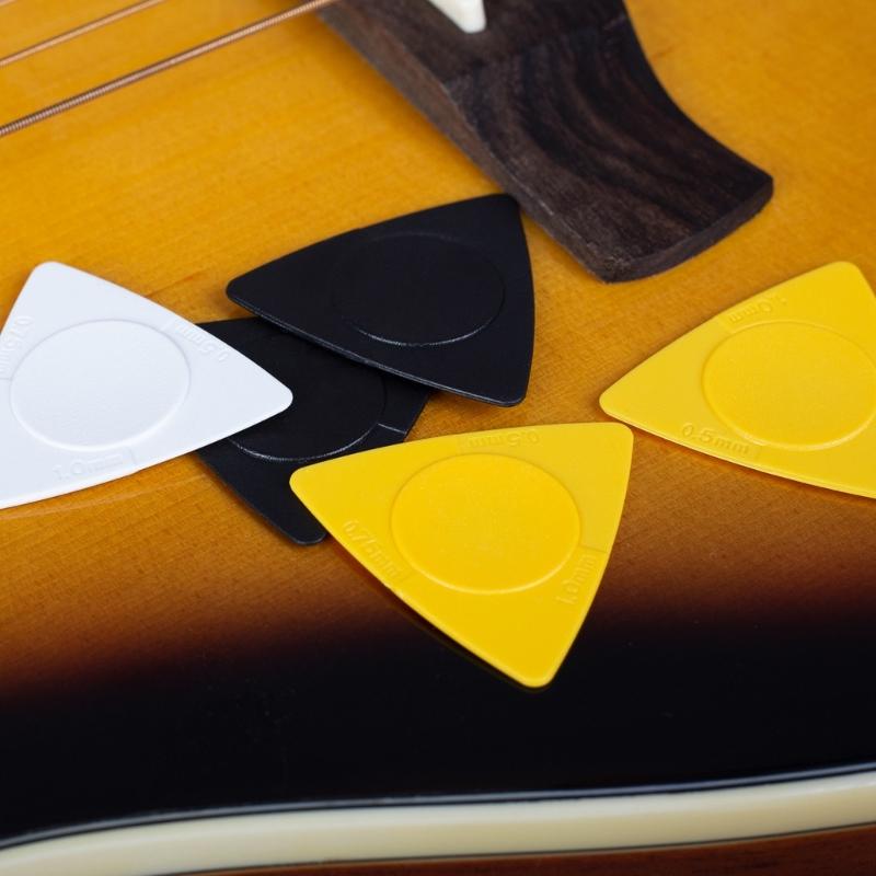 Púa de Guitarra Triangular Antideslizante Púa de Guitarra para Actuaciones en Escenario para Mejorar la Experiencia de Tocando