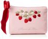 De Strawberry Embroidery M Pouch 8A21FJJ1200 Pink [Maison Fleur] Women's