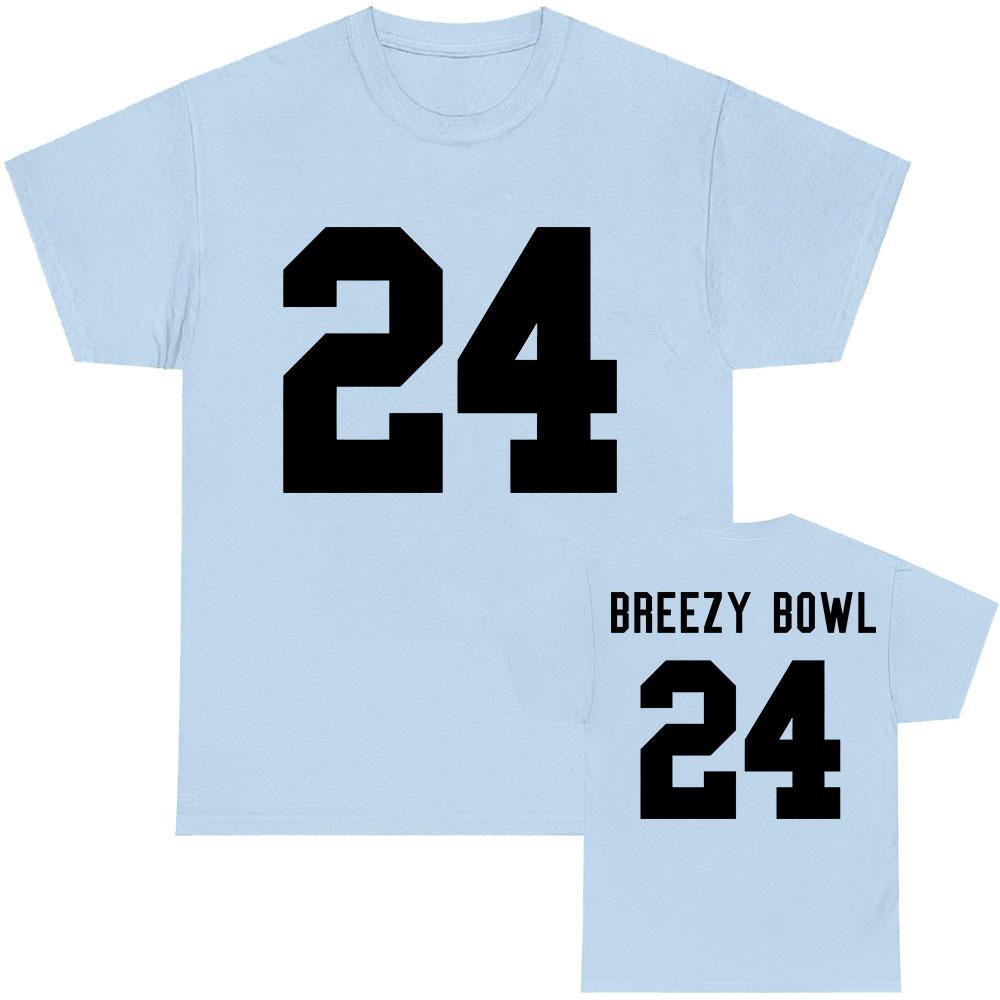 BREEZY BOWL 24 Tshirts Chris Brown Singer Graphic T-shirt Short Sleeve O-neck Unisex Streetwear Soft Cotton Men/Women T Shirt