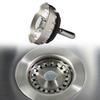 Home Improvement Kitchen Sink Strainer Adjustable Depth Filter Steel Protector Versatile Drain Basket 22mm Depth Adjustable