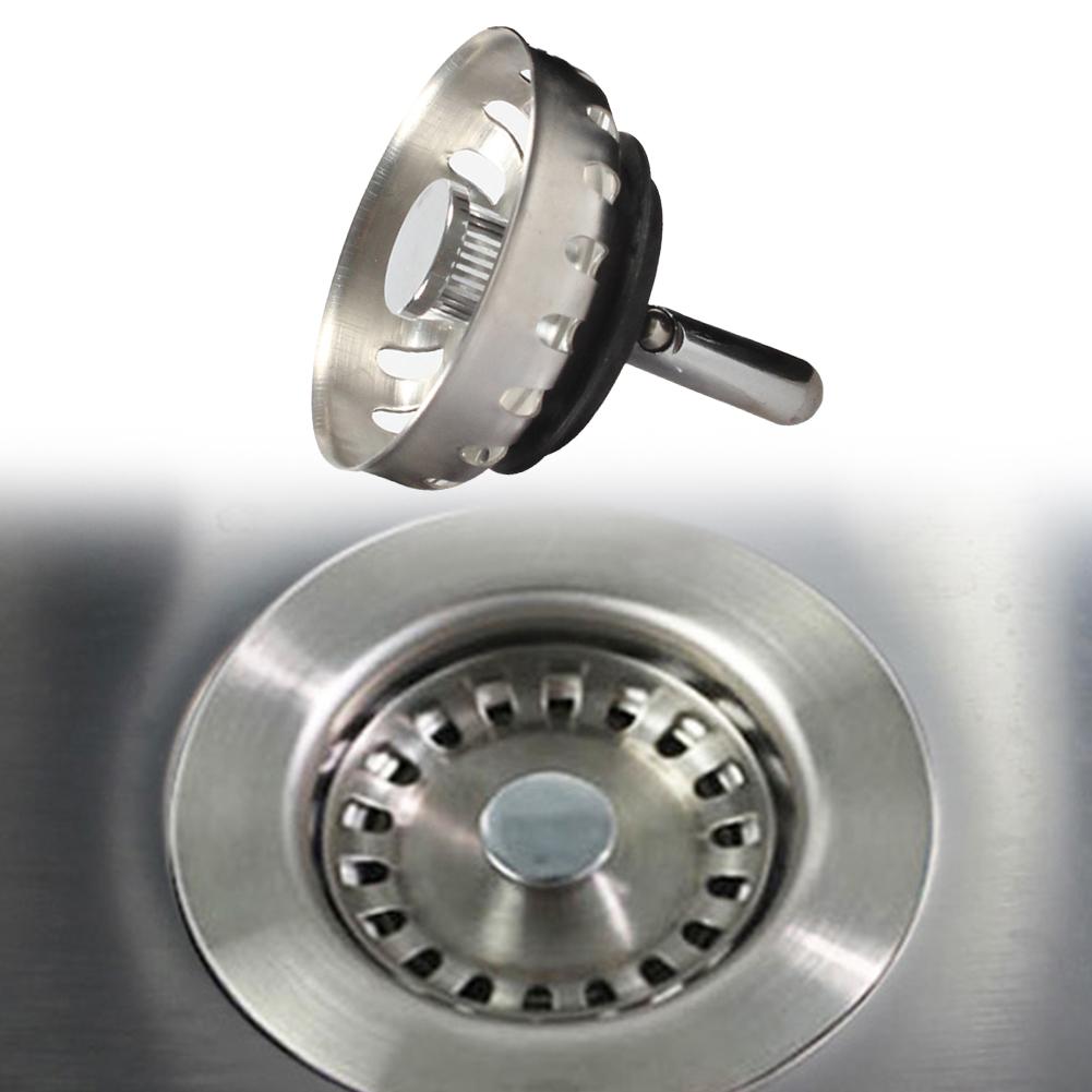 Home Improvement Kitchen Sink Strainer Adjustable Depth Filter Steel Protector Versatile Drain Basket 22mm Depth Adjustable
