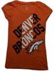 NFL Teens Apparel Juniors Denver Broncos Football Shirt New S, M, L
