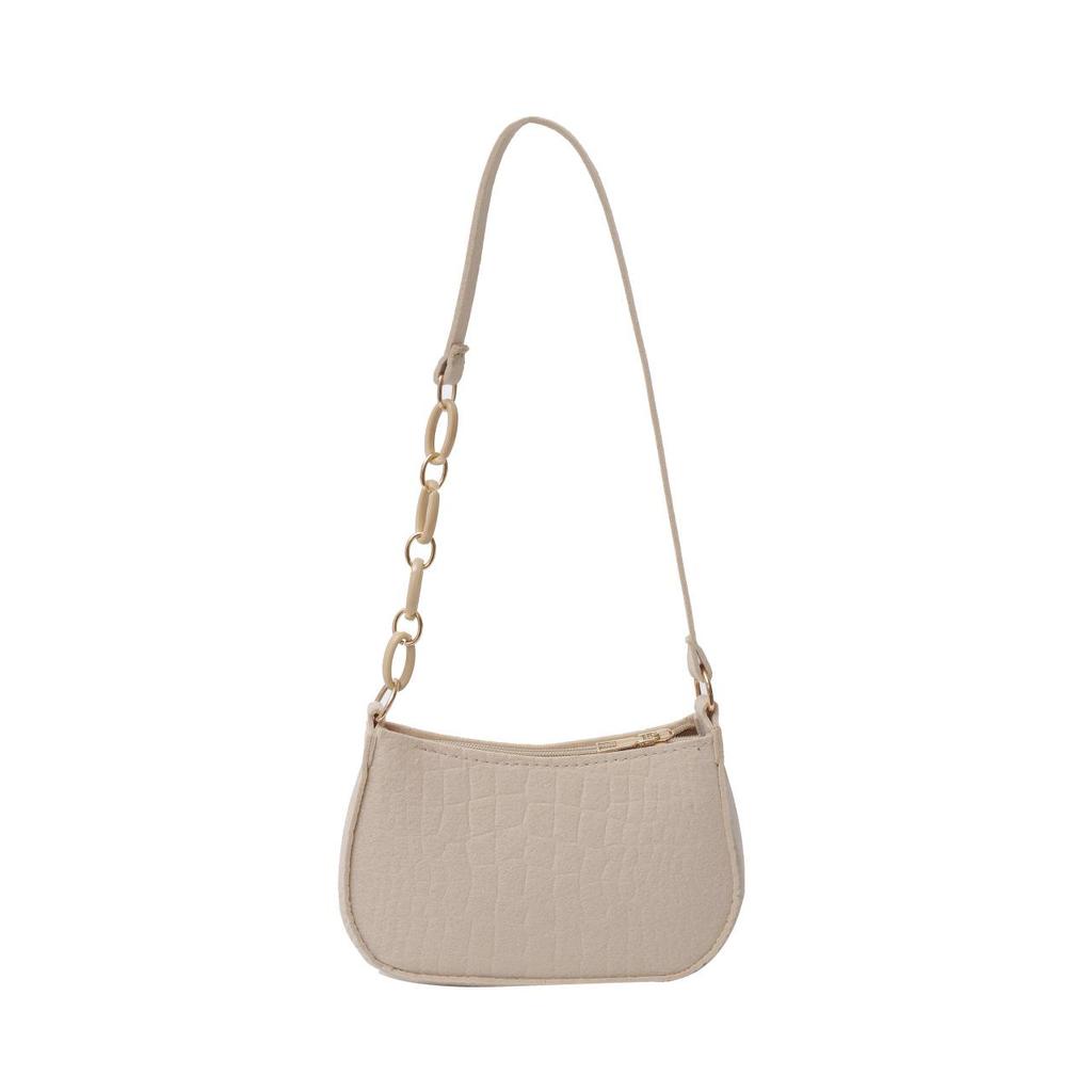 Elegante Borsa a Spalla con Catena da Donna 2025 - Borsa a Spalla Trendy Design Baguette.