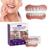 Silicone Reline Denture Set Denture Repair Kit Wear-Resistant Fake Teeth Kit Non-Toxic Denture Silicone Liners for Men and Women