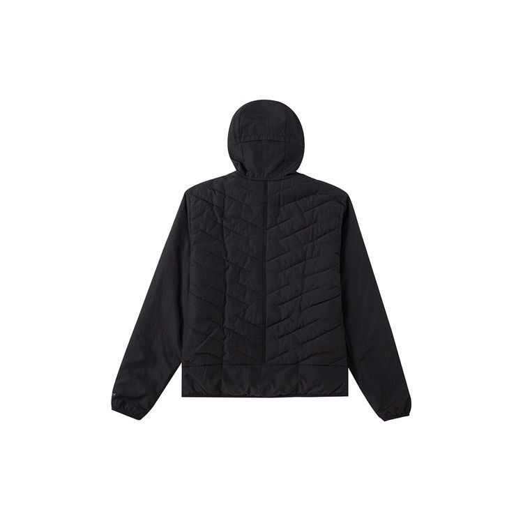 Nike Therma-FIT Herren Winddichte Kapuzen-Lauf-Trainingsjacke Schwarz DD5645-010