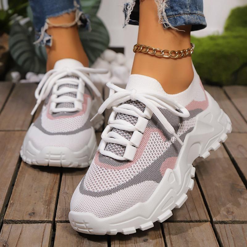 Fashion Summer New Women's Casual Footwear Outdoor Non Slip Walking Sports Shoes Fashion Breathable Sneakers Comfort Trendy Women Shoes
