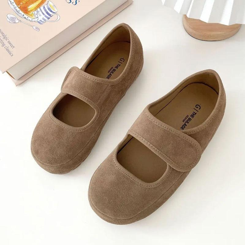 

Retro soft-soled round-toe Mary Jane shoes, 2026 Spring new casual Japanese style soft loafers 40