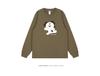 INS Trendy Autumn/Winter Cartoon Print Long Sleeve Couple T-Shirt, Korean Student Style Versatile Base Shirt.