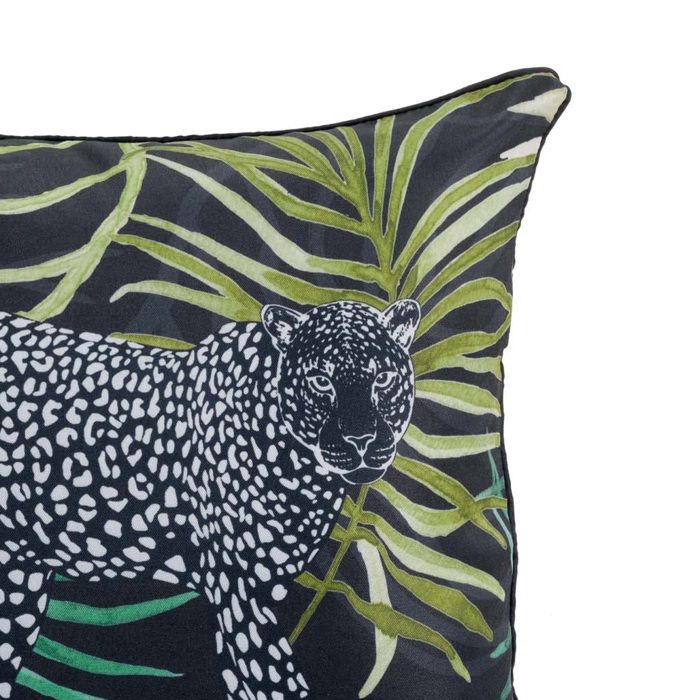 Coussin passepoil 40 x 40 cm Tropical Green