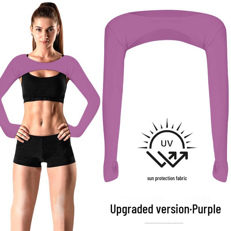Damen Sommer Sonnenschutz Golf & Radfahren Armstulpen - Leichtgewichtiger, einfarbiger Schal für Outdoor-Sportarten