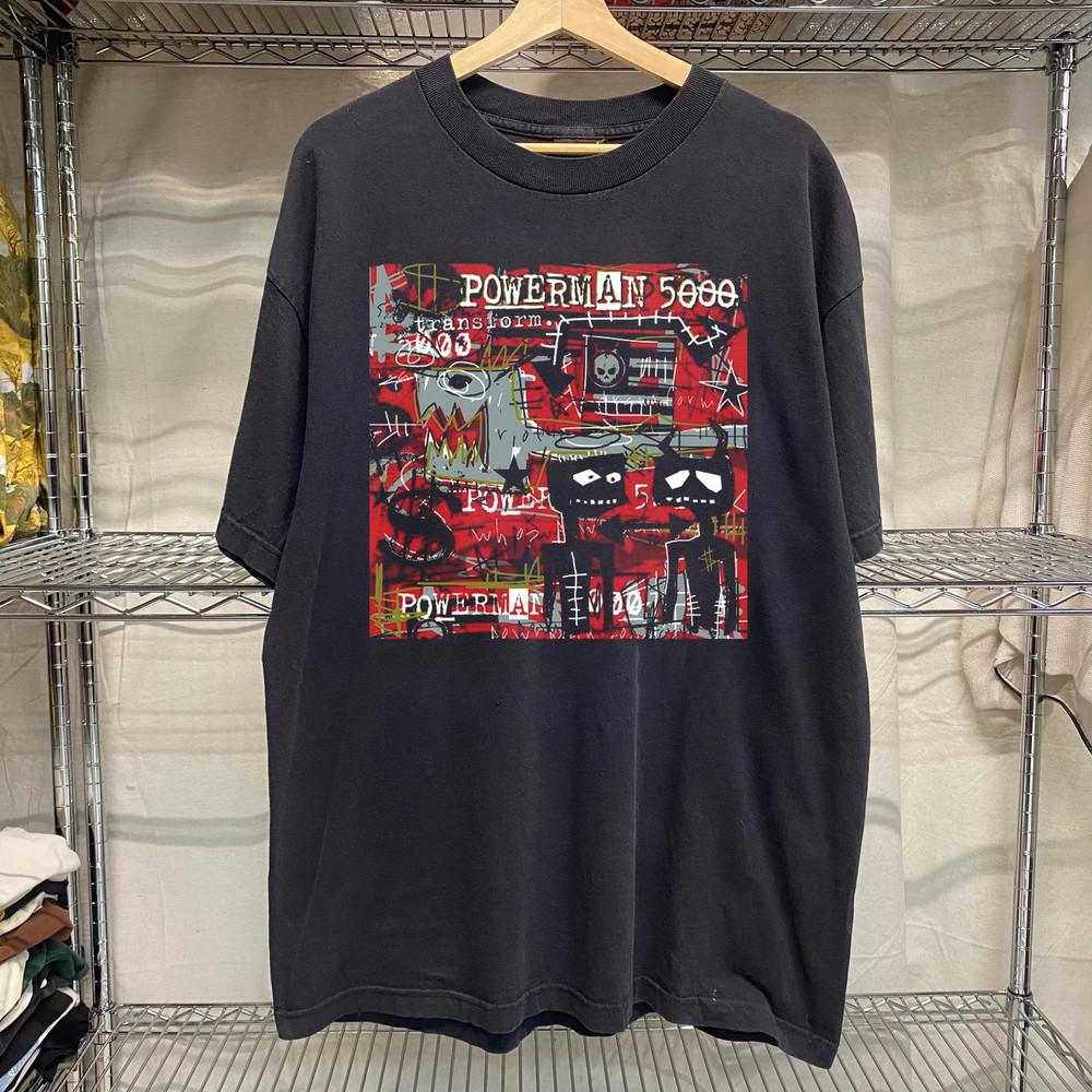 Powerman 5000 Band Transform Album T Shirt Full Size S-5XL Unisex T-Shirt M