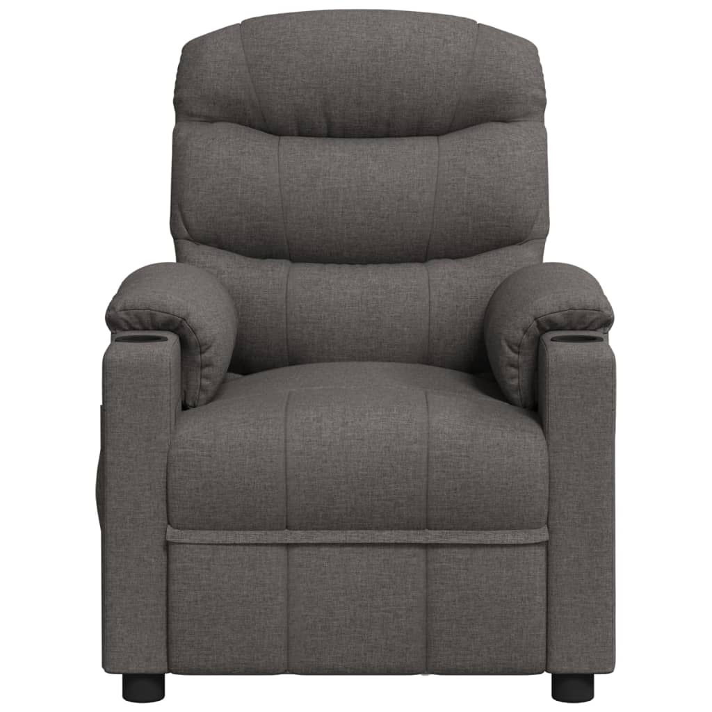 Relaxation Armchair Dark Grey Fabric