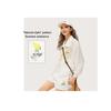 Li Ning Chinese Culture Series Painted Collar Loose Windbreaker Women Outerwear Yellow-Green AFDU366-2