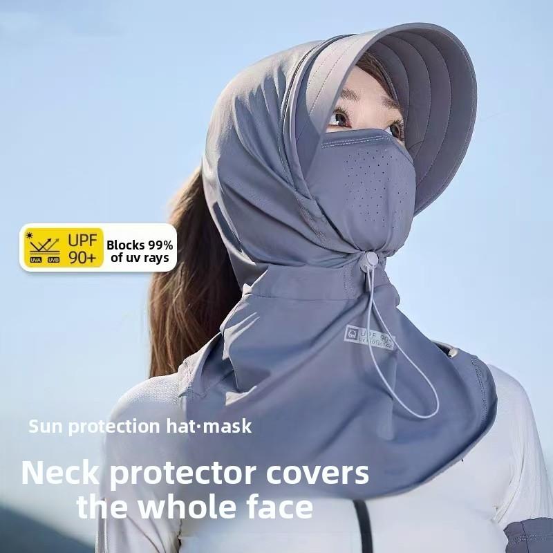 Summer Sun Protection Neck Gaiter With Breathable Ice Silk For Cycling And Driving