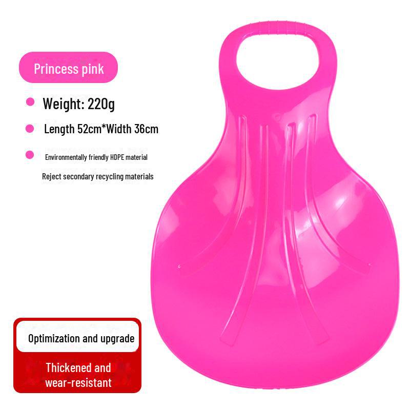 Fan-Shaped Grass Ski Board: Thickened Snowboard for Kids & Adults - Outdoor Lawn Skateboard Mat