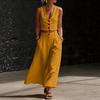 1116 New European and American Women's Clothing Two-piece Set, Vest and Vest Set, Daily Commuting In Summer