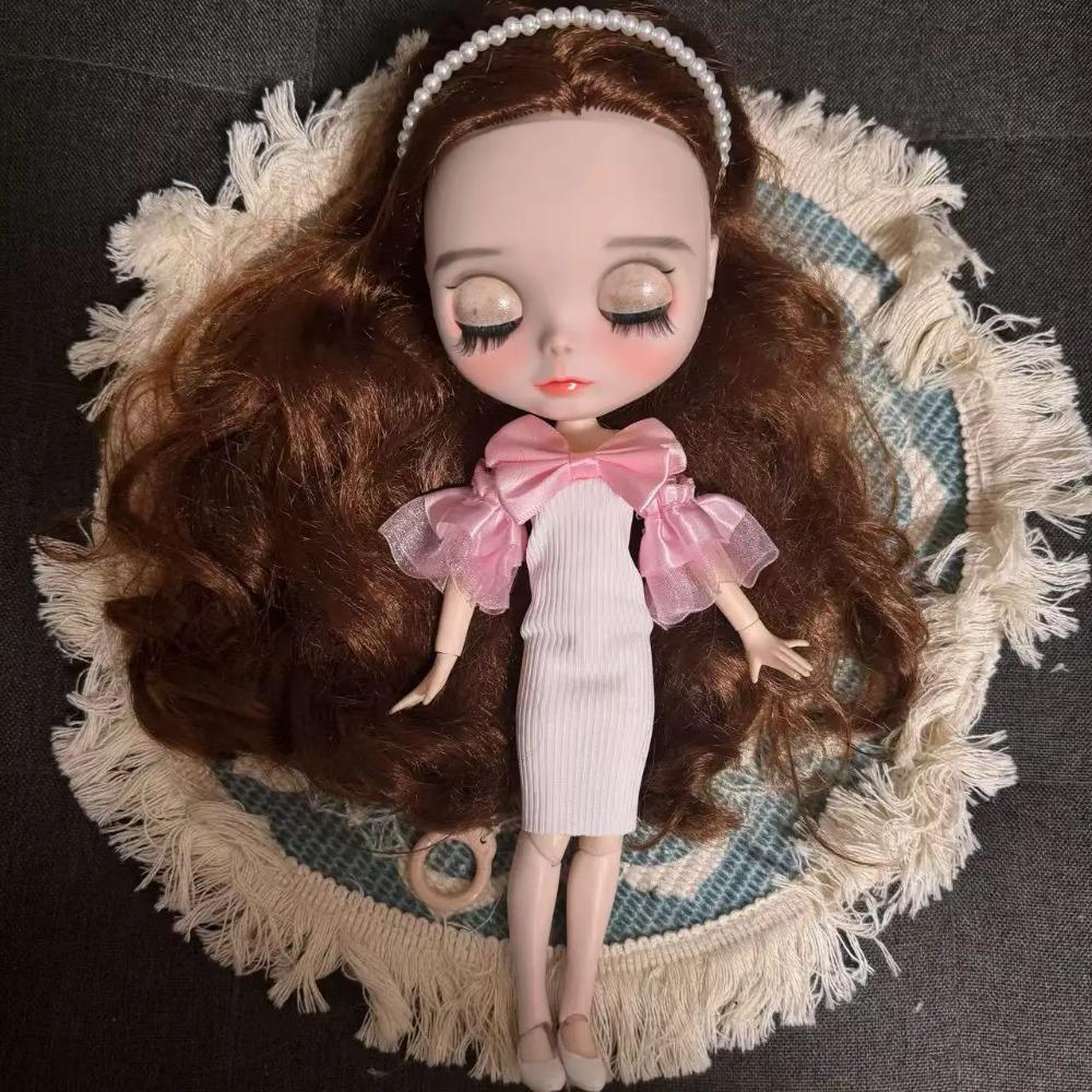 Mode 1/6 Blythe Puppen Outfit Niedlich Ersatzkleidung Blythe Puppen Kleidung Set Zubehör