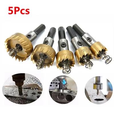 Heavy Duty Hole Opener Drill Bits High Speed Steel 16/18.5/20/25/30 Mm Core Drill Bit Set Wear-resistant With Wrenches