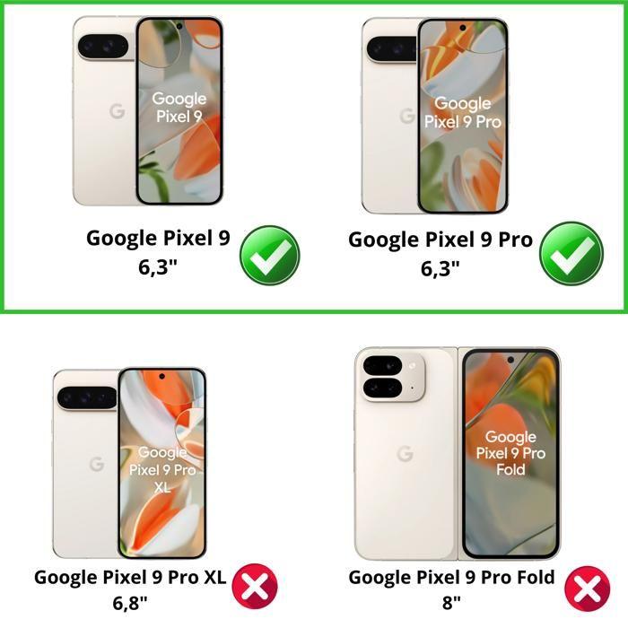 Coque Antichoc pour Google Pixel 9 / Pixel 9 Pro - Protection TPU Souple Transparent Phonillico®