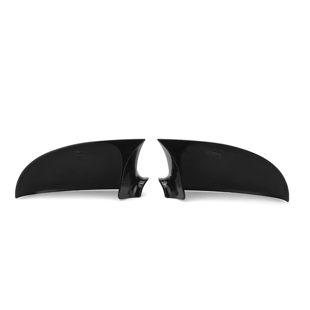 Glossy Black Pair Rearview Mirror Cover Wing Side Mirror Caps For Volkswagen Golf 5 MK5 GTI Jetta 5 2003-2009