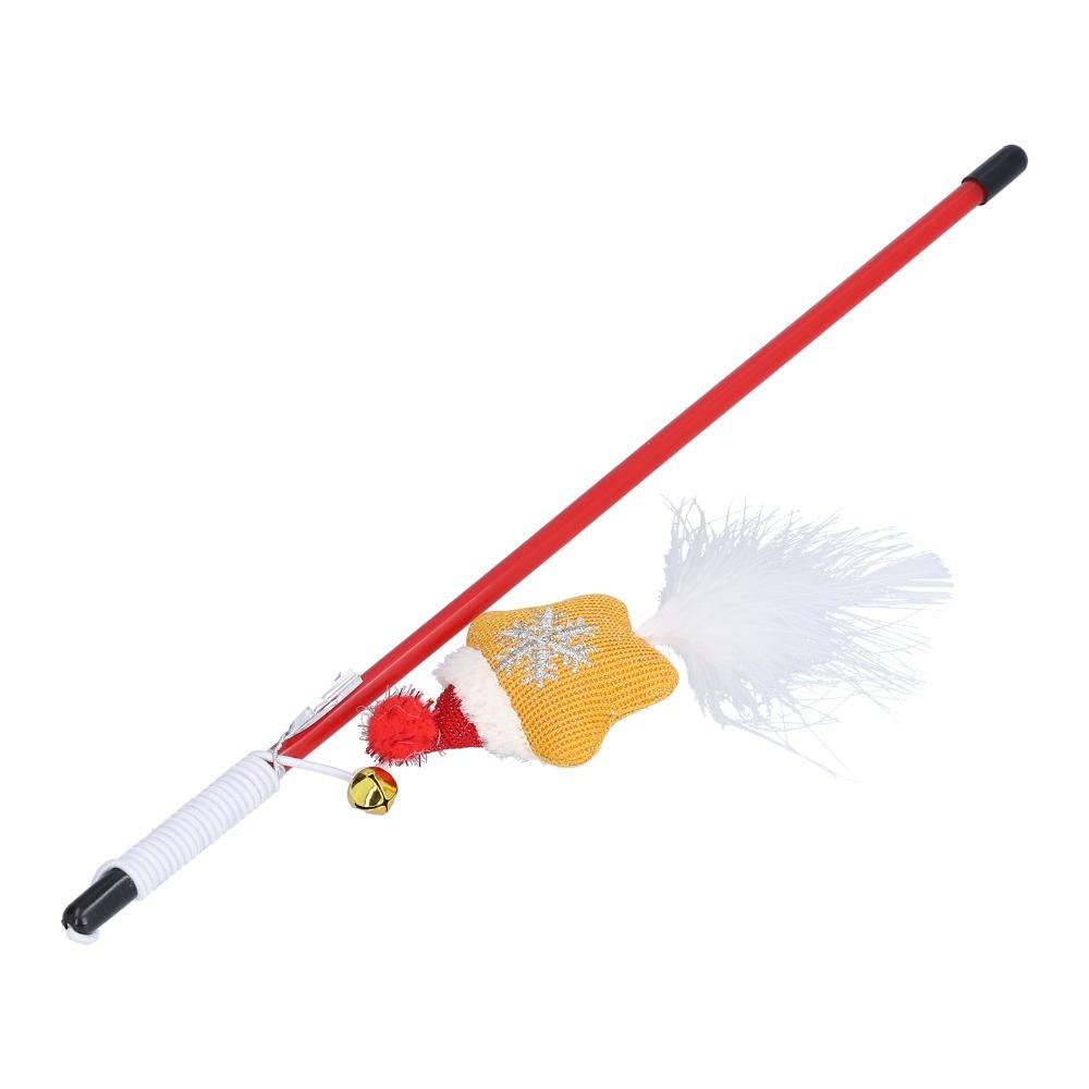 Star Type Cat Wand Toy 30cm Cat Exercise Toy Funny Fun Cat Stick for Training Exerciser
