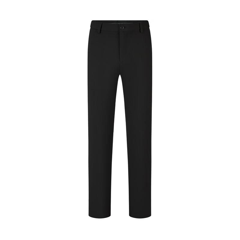 Qipai Men's Straight Fit Linen Blend Casual Pants