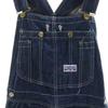 BIG SMITH Anii '80 '90 Fabricat în SUA Vechi salopetă din denim Albastru Indigo Pictor Femei Folosit