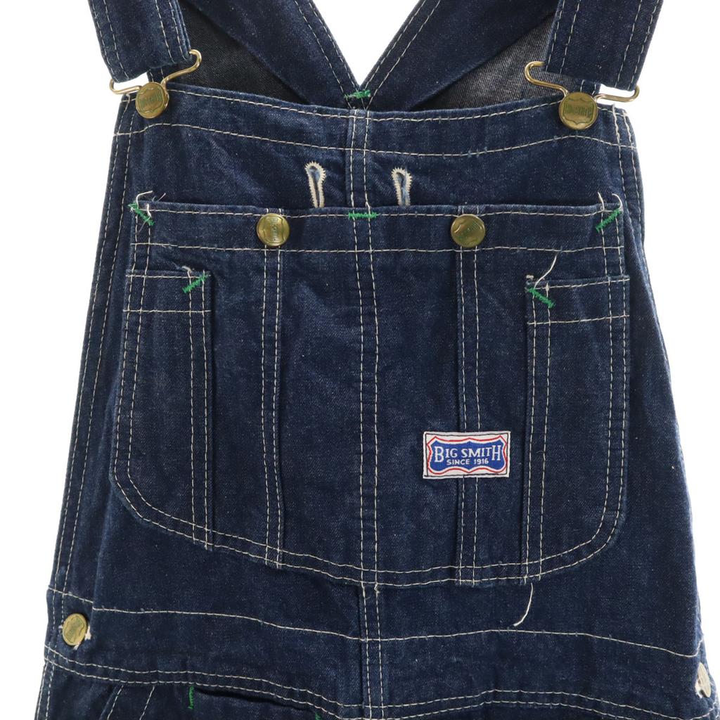 BIG SMITH Anii '80 '90 Fabricat în SUA Vechi salopetă din denim Albastru Indigo Pictor Femei Folosit