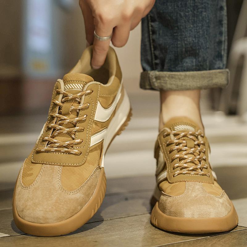 New autumn retro soft-soled leather Forrest Gump running board shoes casual sports shoes