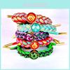 Genshin Impact Luminous Gradient Braided Bracelet With Multi-function Elemental Buttons