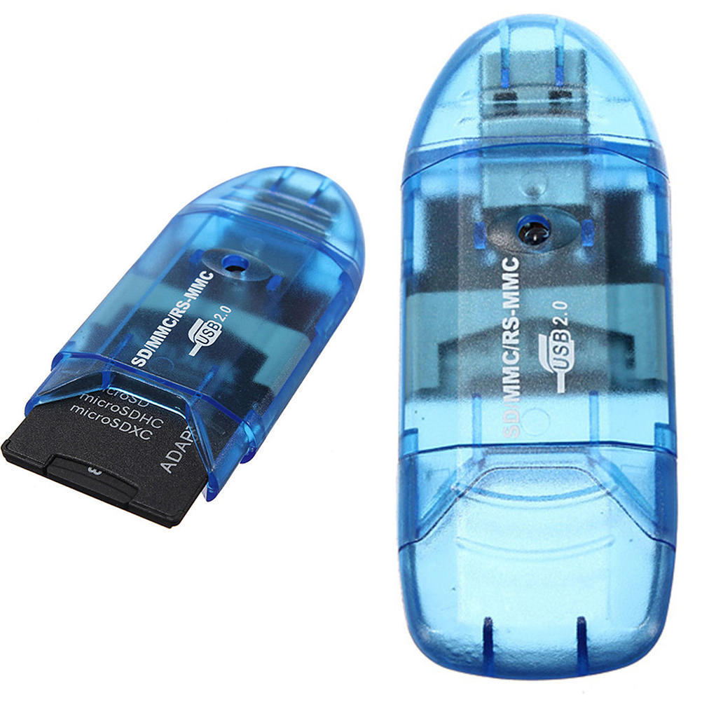 Usb Memory Card Reader Writer Adapter For Mmc Sd Sdhc Tf Up To 64Gb