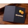 Universal Greeting Cards Best Wishes With Dried Flowers Creative Greeting Card Memo Sheets Wedding Invitation Card Home Supplies