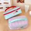 Macaron Color Fresh Makeup Bags Solid Color Toiletries Bag Cute Contrast Color Cosmetic Bag  Men