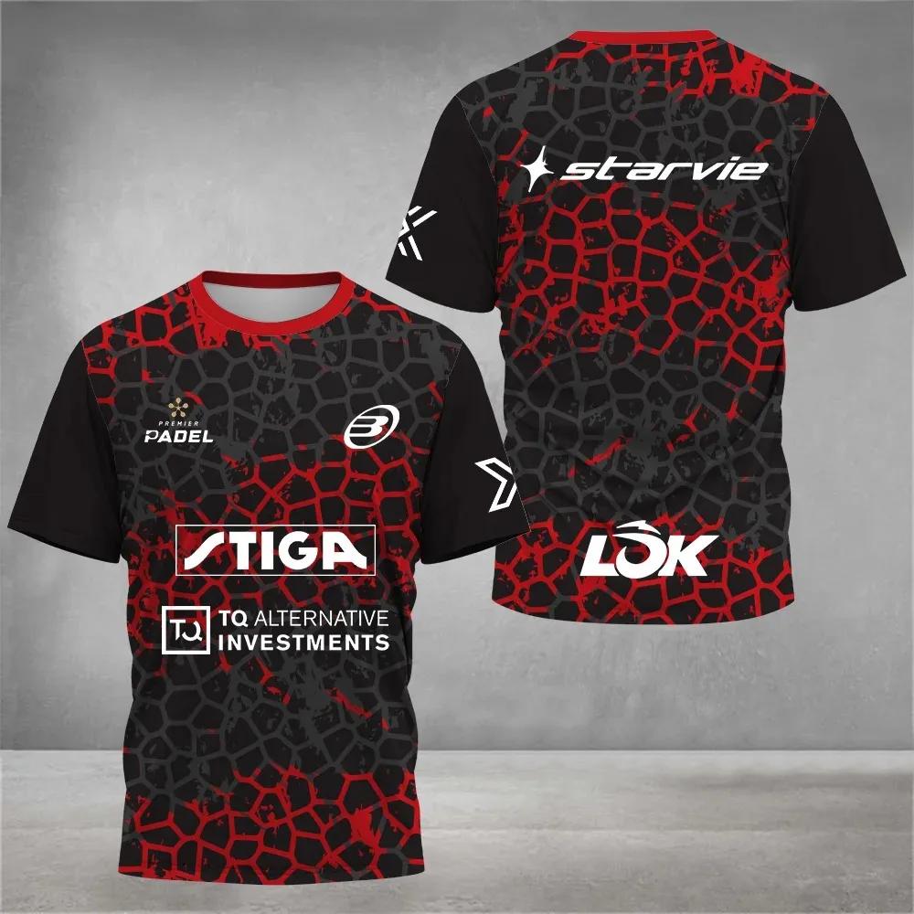 Падель Джерси Дышащая Быстросохнущая Теннисная Футболка с Коротким Рукавом Большая Мужская Спортивная Фитнес Топ Свободная Влагоотводящая Повседневная Рубашка M 1100₽