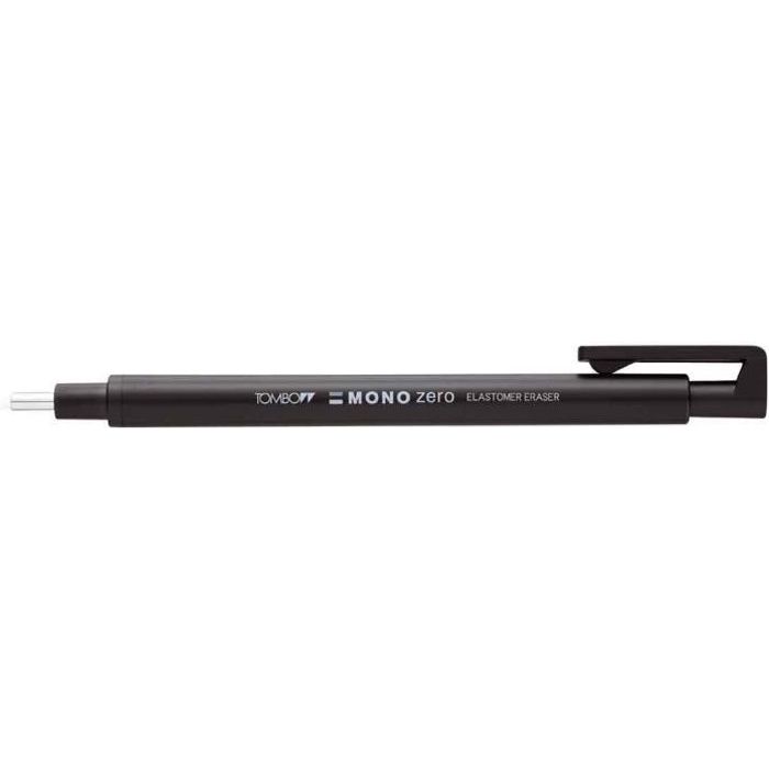 Crayon Gomme - TOMBOW - MONO ZERO ERASER - Noir - Gomme Précise - Rechargeable