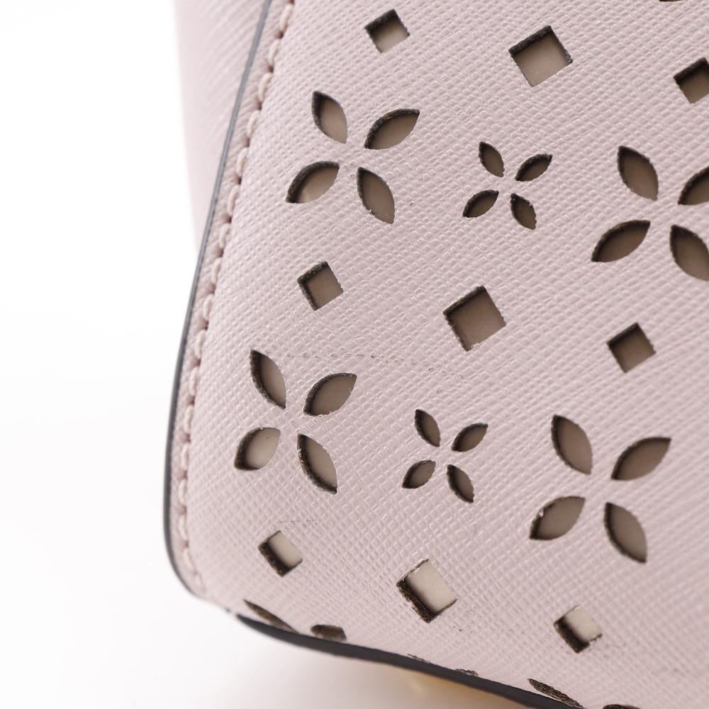 Michael Kors Selma Handbag 2WAYShoulder punching pink leather Women Used