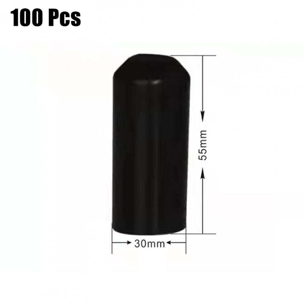 100 stücke Warme Schrumpf End Kappe Schrumpf Kappe Wasserdicht Schutz für Kabel Ende