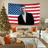 Drew Americká vlajka Starkeys Tapiserie Polyesterová tkanina Domácí dekorace Ložnice Kolej Pozadí Venkovní dekorace Vánoční dárek