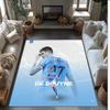 Kevin De Bruyne Printed Flannel Area Rug Non Slip Soft Polyester Floor Carpet Indoor Decor Mat for Bedroom Living Room Sofa