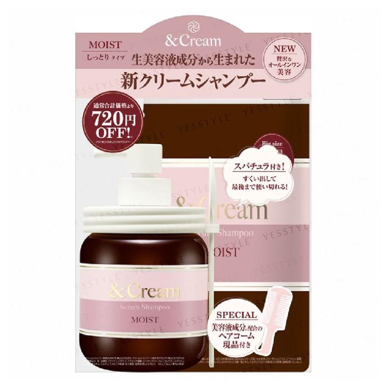 ViCREA - &Cream Serum Shampoo Moist First-Time Triple Set