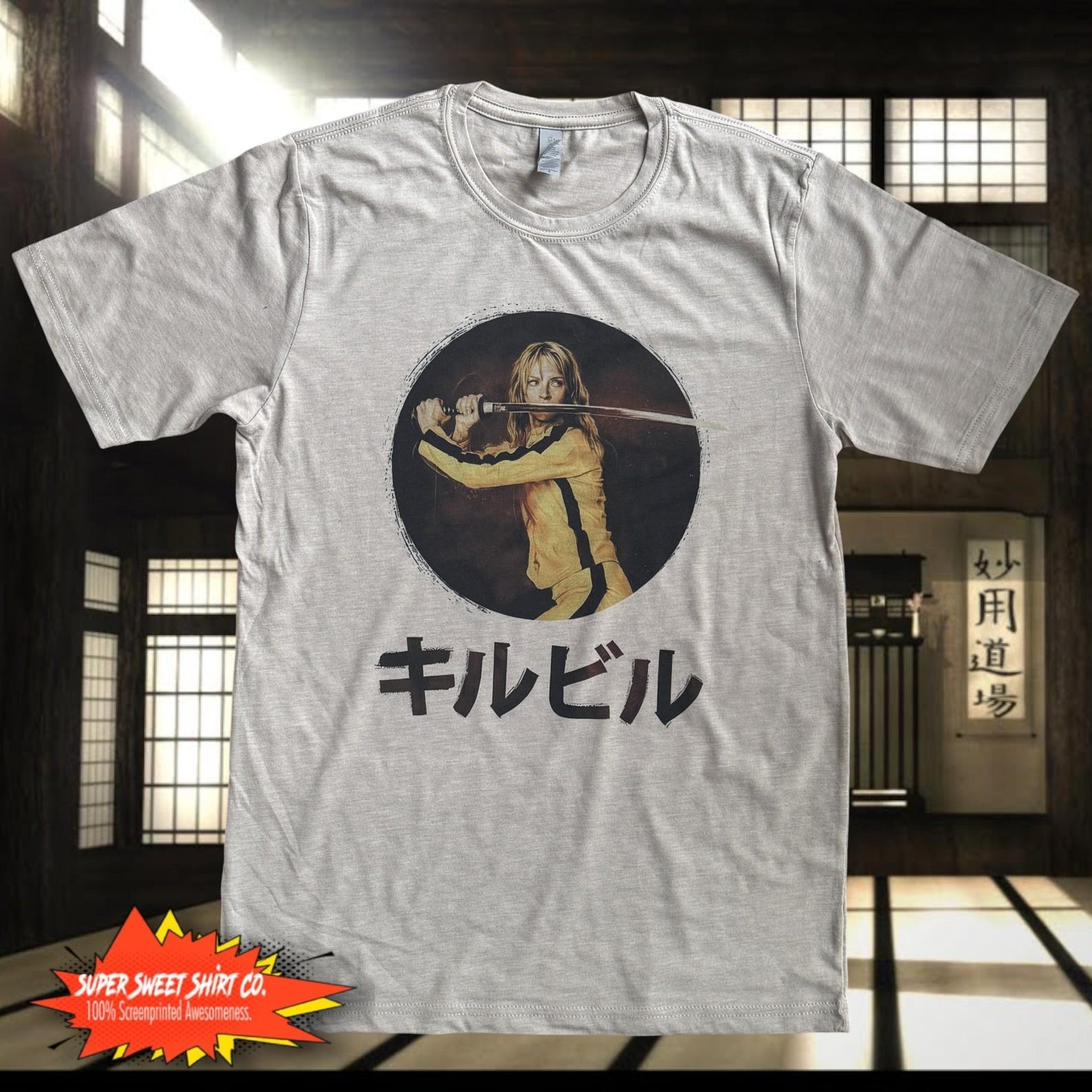 Kill Bill Movie Shirt – Iconic Cult Film Graphic Tee – Retro Action Cinema T-Shirt – Martial Arts Revenge Movie Shirt – Unisex Tee M