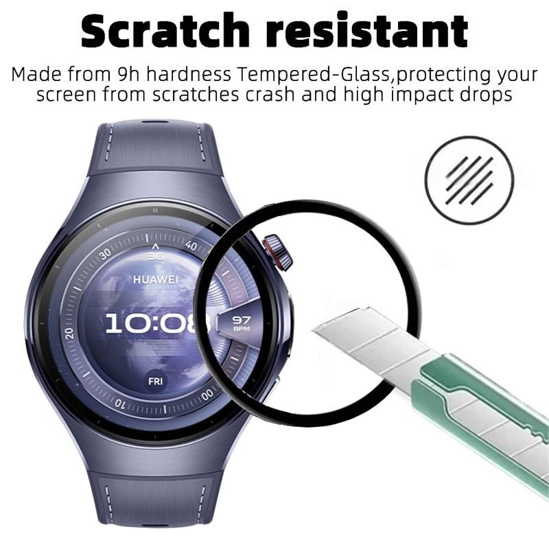 1-3PCS 3D Curved Anti-scratch Film Soft Edge Screen Protector Film for Huawei Watch 5 42mm 46mm