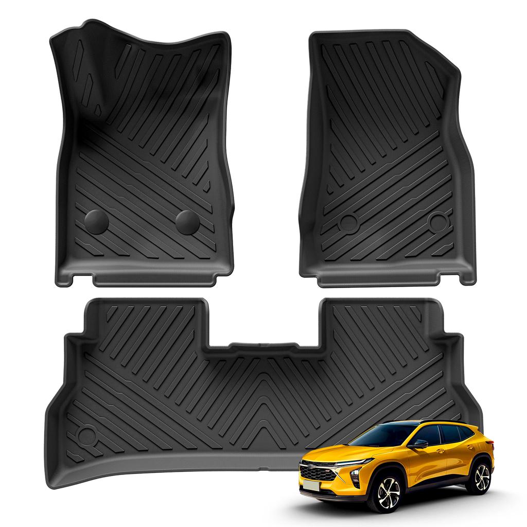 For Chevy Chevrolet Trax 2025 2025 Car Floor Mats Cargo Liner Trunk/Backrest Mat TPE 3D Left Rudder