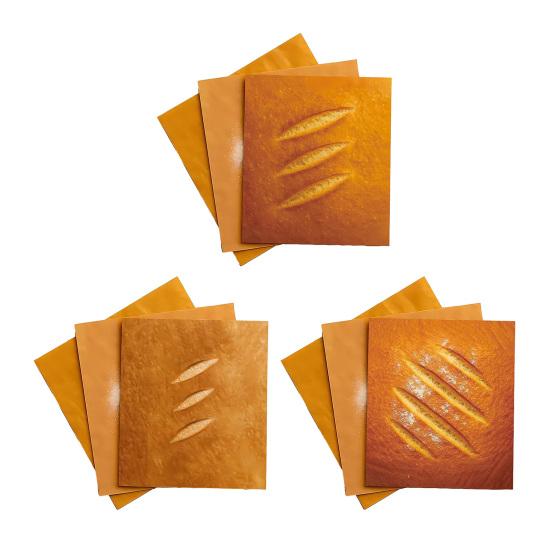 

6/18 шт. Бумага для упаковки подарков в форме хлеба, не содержит БФА, маслостойкая, устойчивая к разрыву, бумага для DIY упаковки, кухонные принадлежности 18pcs